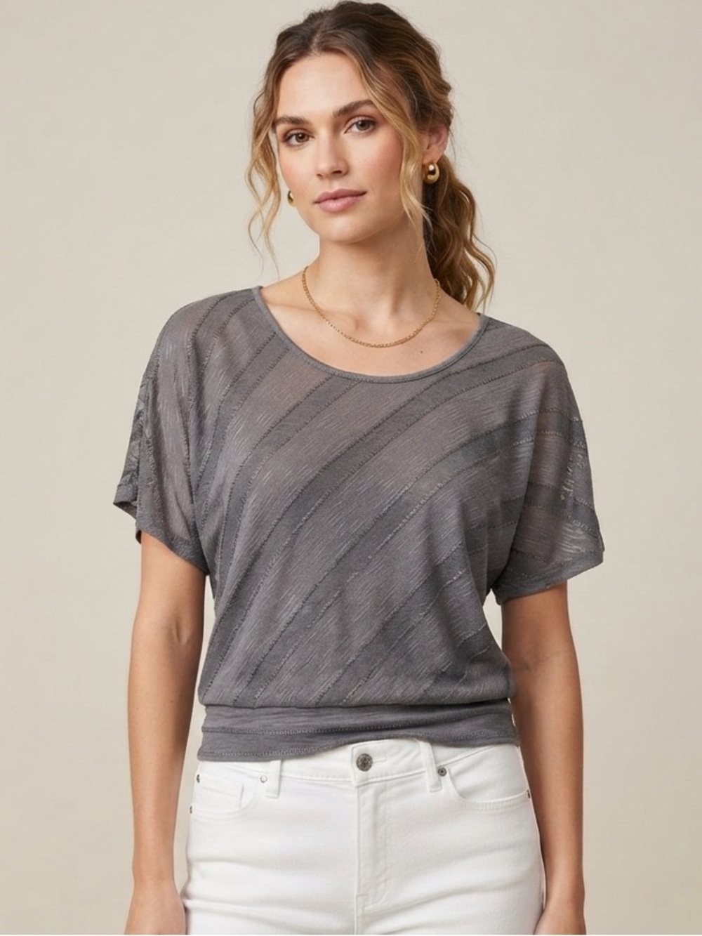 AB Studio Short Sleeve Size Medium